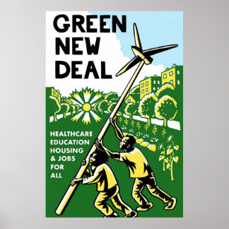 green new deals poster