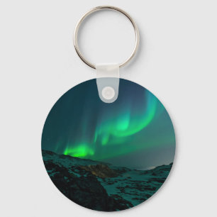 Green Northern Lights Key Ring