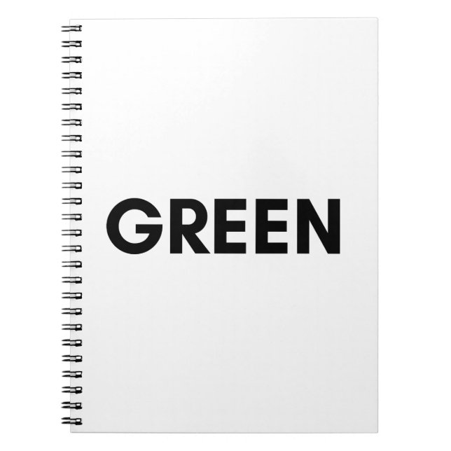green notebook (Front)