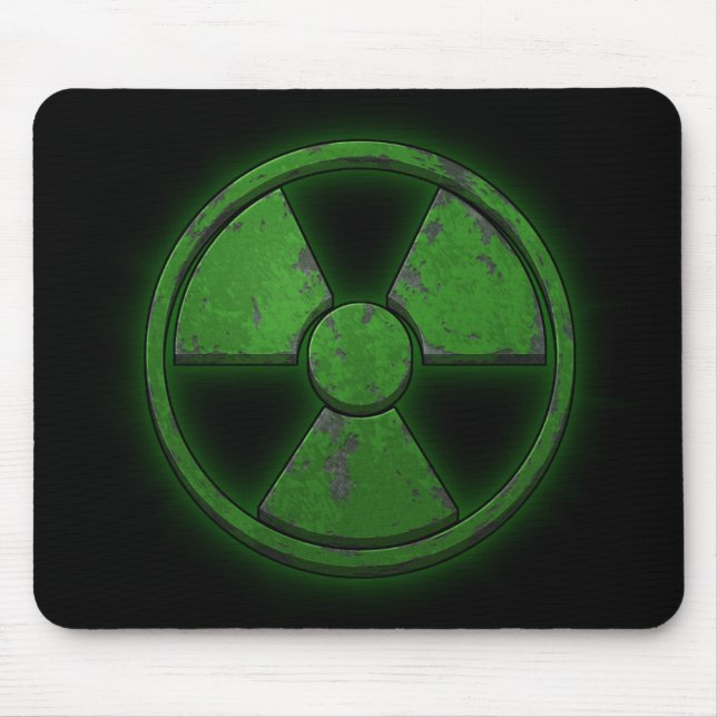 Green Nuke Mouse Pad (Front)