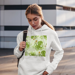 Green Octopus Hoodie