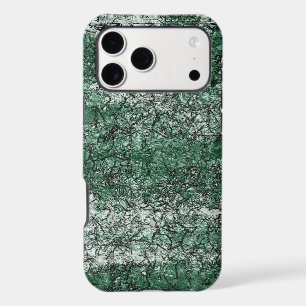 Green oil texture upon sticks and lint