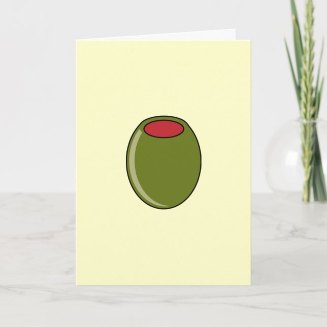 Green Olive Card (Front)