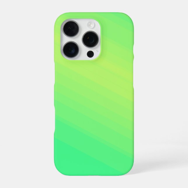 Green Ombre Design iPhone Case (Back)