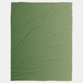 Green ombre fleece blanket