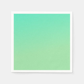 Green Ombre Glitter Look Napkin