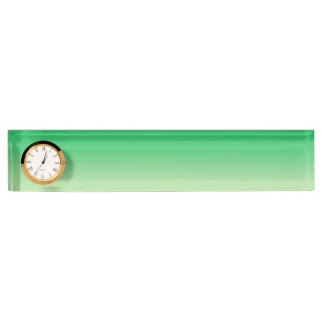 Green Ombre Nameplate (Front)
