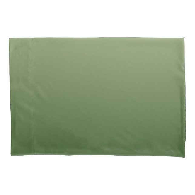 Green ombre pillowcase (Front)