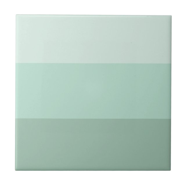 Green Ombre Striped Tile (Front)