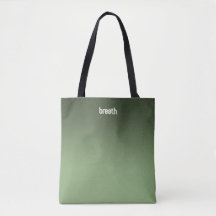 Green Ombre Tote Bag – Soft Color, Strong Spirit