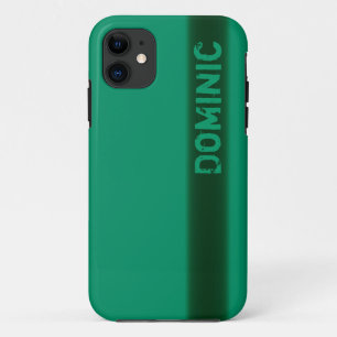 Green on green customisable name iphone 5 case