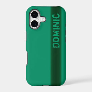Green on green customisable name iphone 5 case