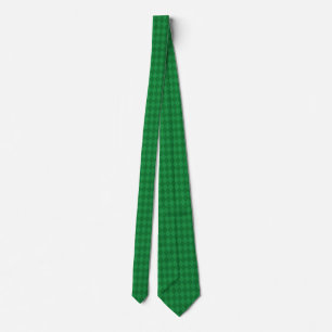 Green on Green Diamond Tie