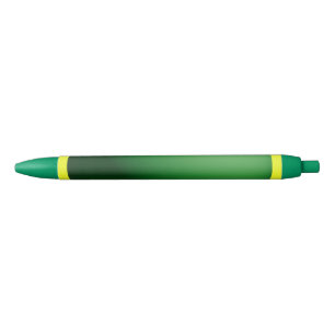 Green on Yellow Blue Ink Pen