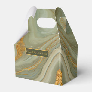 Green Onyx Stone Pattern  Favour Box
