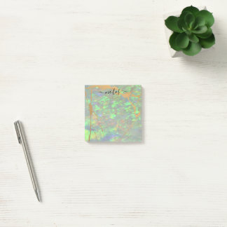Green Opal Modern Glam Note Pad