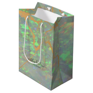 Green Opal Shopping Gift Bags
