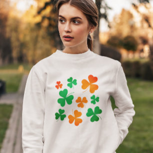 Green Orange Clove Shamrock Leaf St Patrick's Day T-Shirt