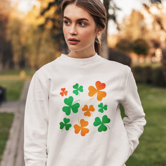 Green Orange Clove Shamrock Leaf St Patrick's Day T-Shirt (Creator Uploaded)