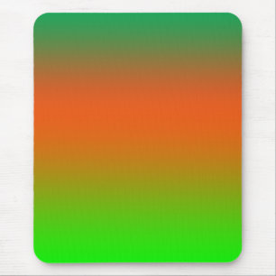Green Orange fantasy colours - mose pad Mouse Pad