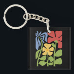 Green & Orange Modern Abstract Floral Key Ring<br><div class="desc">Green & Orange Modern Abstract Floral is a stylish and eye-catching design featuring fresh green tones combined with vibrant orange floral elements. The modern abstract style creates a unique artistic look that feels both elegant and contemporary. Perfect for adding a touch of creativity and nature-inspired beauty to everyday products, home...</div>