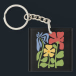 Green & Orange Modern Abstract Floral Key Ring<br><div class="desc">Green & Orange Modern Abstract Floral is a stylish and eye-catching design featuring fresh green tones combined with vibrant orange floral elements. The modern abstract style creates a unique artistic look that feels both elegant and contemporary. Perfect for adding a touch of creativity and nature-inspired beauty to everyday products, home...</div>