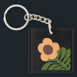 Green & Orange Modern Abstract Floral Key Ring<br><div class="desc">Green & Orange Modern Abstract Floral is a stylish and eye-catching design featuring fresh green tones combined with vibrant orange floral elements. The modern abstract style creates a unique artistic look that feels both elegant and contemporary. Perfect for adding a touch of creativity and nature-inspired beauty to everyday products, home...</div>