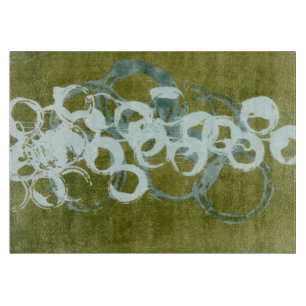 Green Orbs I Cutting Board