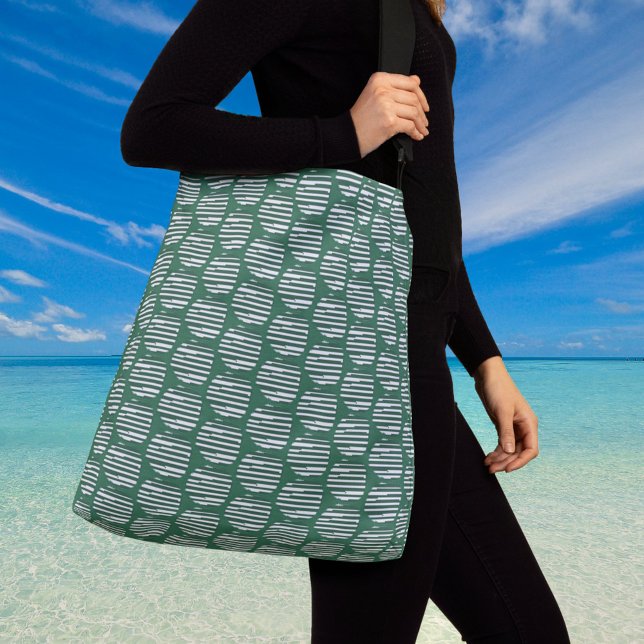 Green Orbs of Interference Crossbody Bag (Creator Uploaded)