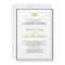 Green Orchid Invitation