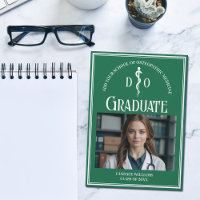 Green Osteopathic Medical School Graduation Photo