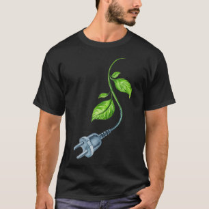 Green Outfit - Environmental Protection - Eco Rose T-Shirt