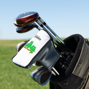 Green Owls Design Personalised Golf Head Cover