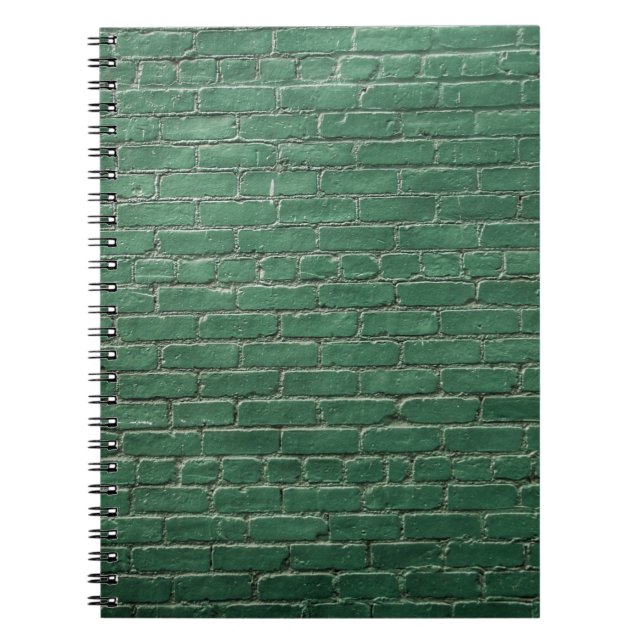 Green painted wall notebook (Front)