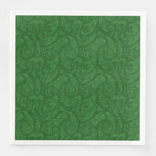 Green Paisley Napkin