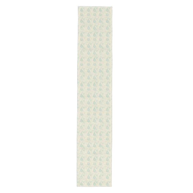 Green Paisley Table Runner (Front)