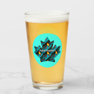 Green Palm Leaf Pattern Glass