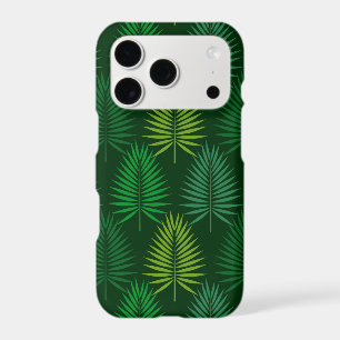 Green palm leaves botanical pattern