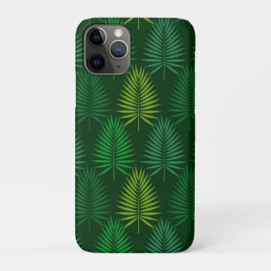 Green palm leaves botanical pattern Case-Mate iPhone case