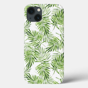 Green Palm Leaves iPhone 13 Case