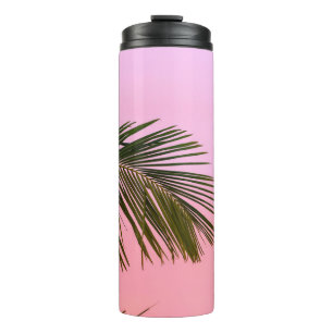 GREEN PALM PLANT THERMAL TUMBLER