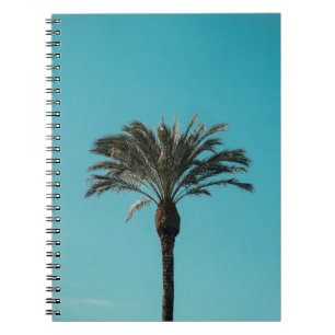 Green palm tree notebook
