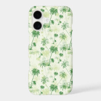 Green Palm Tree Pattern