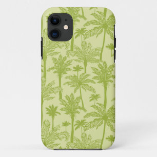 Green Palm Trees Pattern Case-Mate iPhone Case