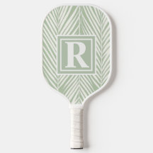Green Palms and Monogram Customisable 