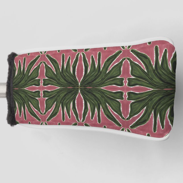 Green Palms  Golf Head Cover (Front)