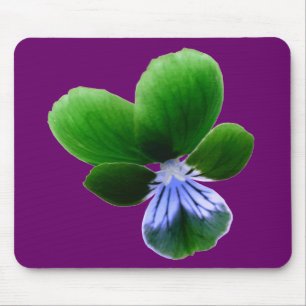 Green Pansy Mousepad