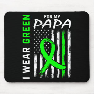 Green Papa Kidney Disease Cerebral Palsy Awareness Mouse Pad