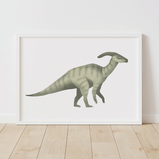 Green Parasaurolophus Dinosaur Poster (Creator Uploaded)