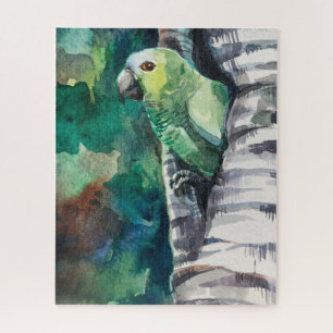 Green parrot puzzle
